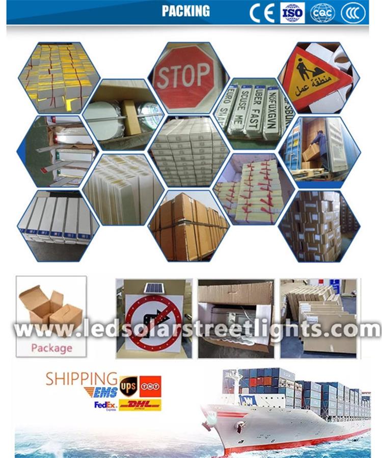 Deliver,Shipping and Serving of reflective traffic signs
